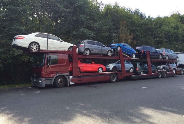 Transport auto pe platforma Londra-Romania