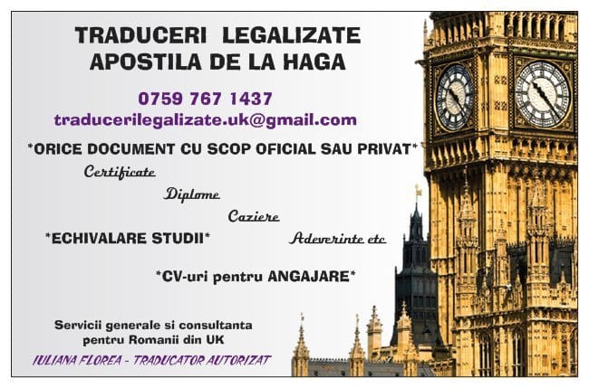 Traduceri legalizate - Apostila Haga