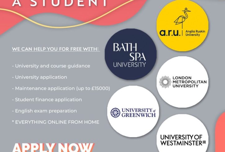 Inscrieri Universitate Colegiu Top-up si Master Finantate in UK