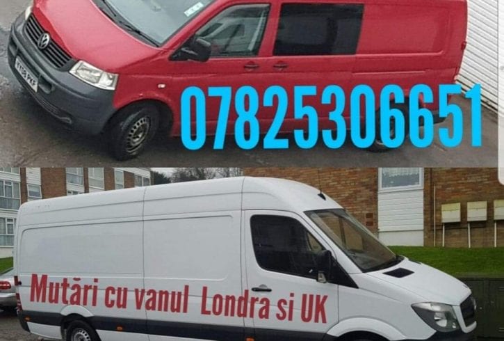 Mutari cu vanul in Londra - UK si Romania