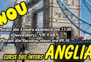 servicii de transport persoane si coletarie UK-RO & retur