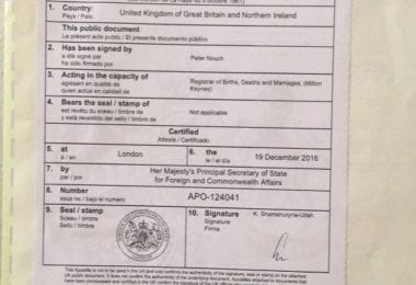 Traduceri, legalizari si Apostila