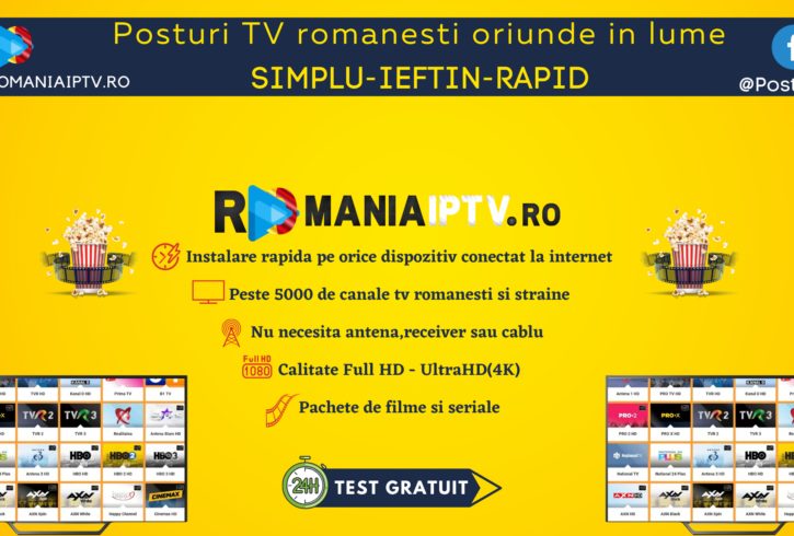 Instalare si Abonamente IPTV Televiziune Internet