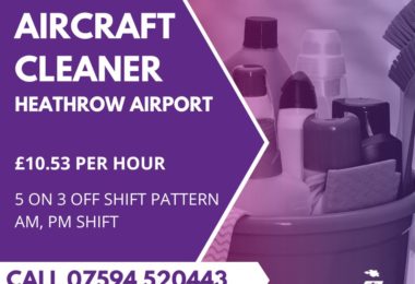 Munca Personal Curatenie Avioane In Aeroportul Heathrow