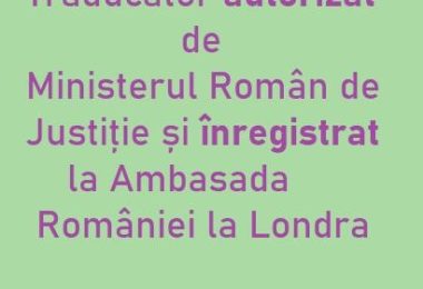 Traduceri Autorizate In Si Din Romana, Engleza Si Franceza In UK