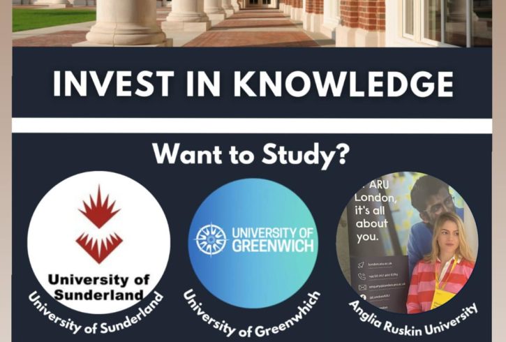 Inscrieri Universitate In UK Pentru Sesiunea Ianuarie 2023