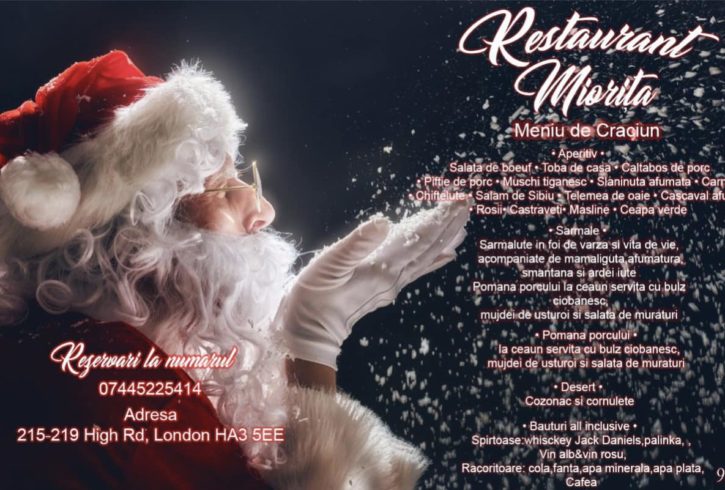 Petrecere De Craciun La Restaurant Romanesc In Harrow, Londra