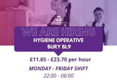 Munca Operator De Igiena In Bury, UK