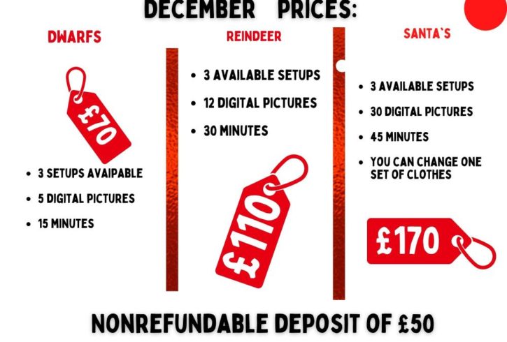 Sedinta Foto De Craciun In Wolverhampton, UK