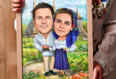 Caricatura Personalizata Tablou La Comanda In UK