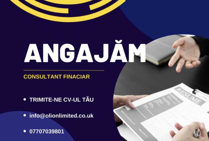 Angajam Consultant Financiar In Waltham Forest, Londra