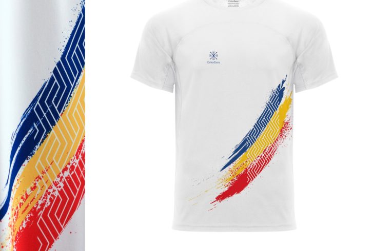Tricou Tricolor Romania - Livrare In Londra, UK