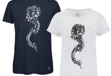 Tricou Lupul Dacic - Livrare In Londra, UK