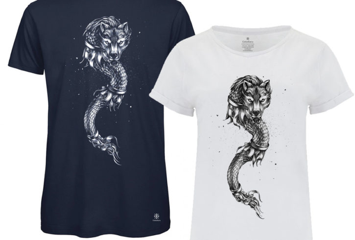 Tricou Lupul Dacic - Livrare In Londra, UK