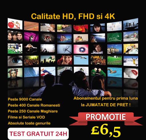 IPTV Programe Romanesti in UK - Royal VIP Speed IPTV IPTV Programe Romanesti in UK - Royal VIP Speed IPTV