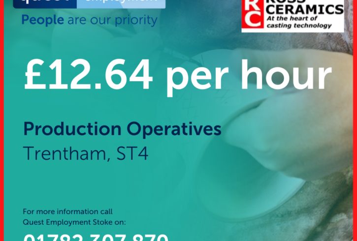 Munca Operatori Productie In Trentham, UK