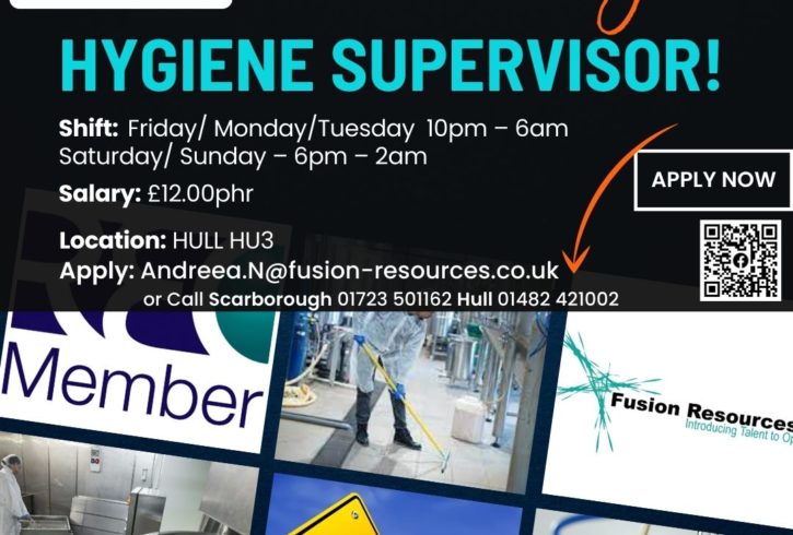 Munca Supervisor Curatenie In Kingston Upon Hull, UK