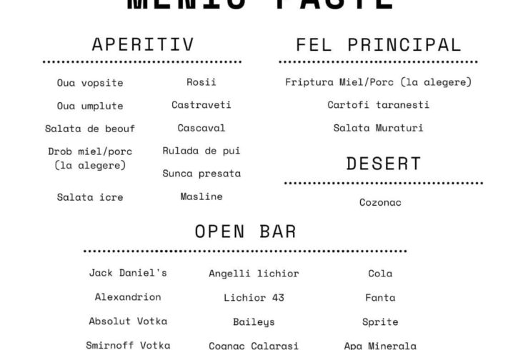 Petrecere De Paste Cu Meniu Traditional Romanesc In Tamworth, UK