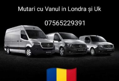 Servicii Mutari cu Van / Duba in Londra si UK
