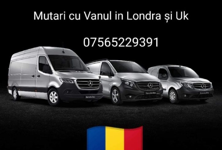 Servicii Mutari cu Van / Duba in Londra si UK