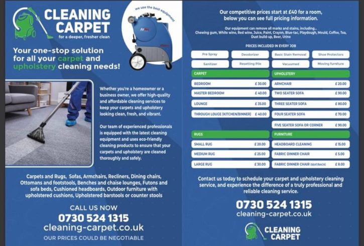 Servicii De Curatare Covoare In Huddersfield, UK