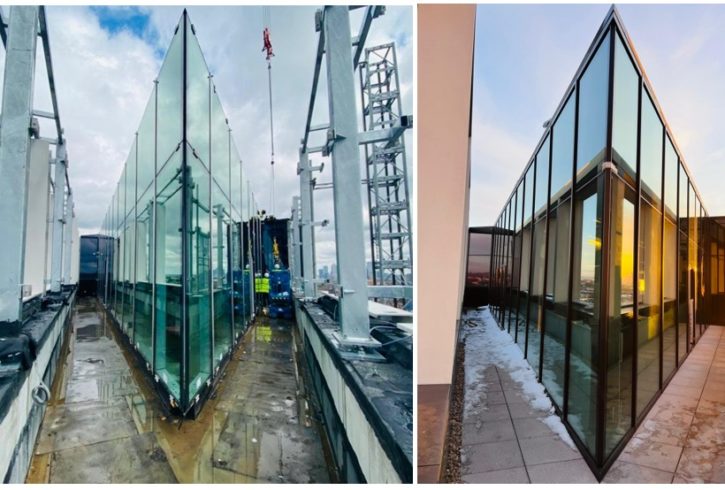 Munca Cladding Si Glazing Constructii In Lewisham Si Liverpool Street, Londra