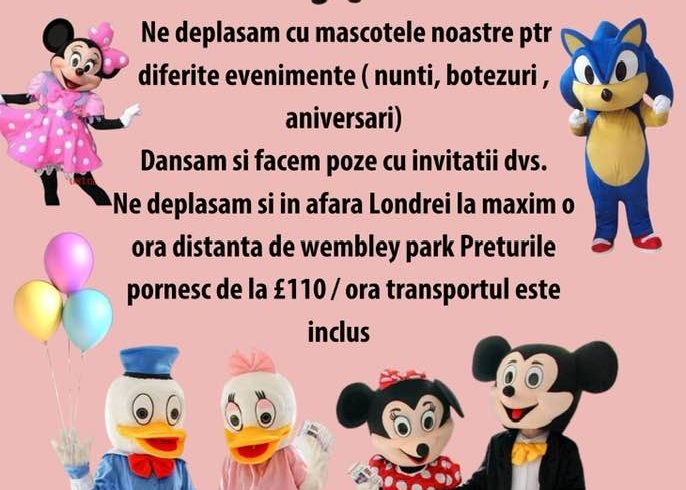 Inchiriez Mascote In Wembley Park, Londra