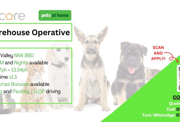 Recrutam Operator Depozit In Northampton, UK