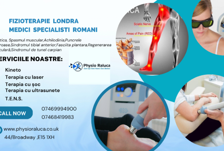 Fizioterapie in Londra cu Medici Romani - E15 1XH