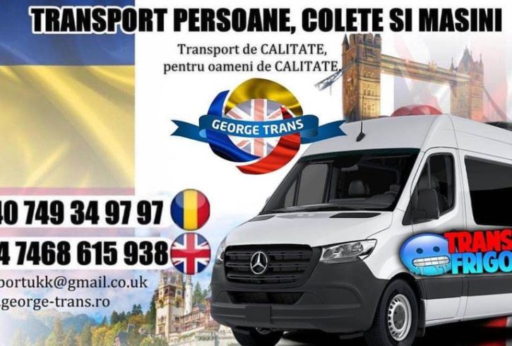 Firma De Transport Persoane Si Colete Romania - Anglia Si Retur