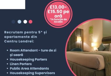 Alătura-te Echipei Primei - Recrutam Personal Hotelier