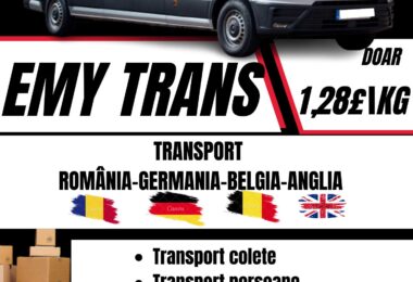 Transport Săptămânal De Colete Anglia - România Și Retur