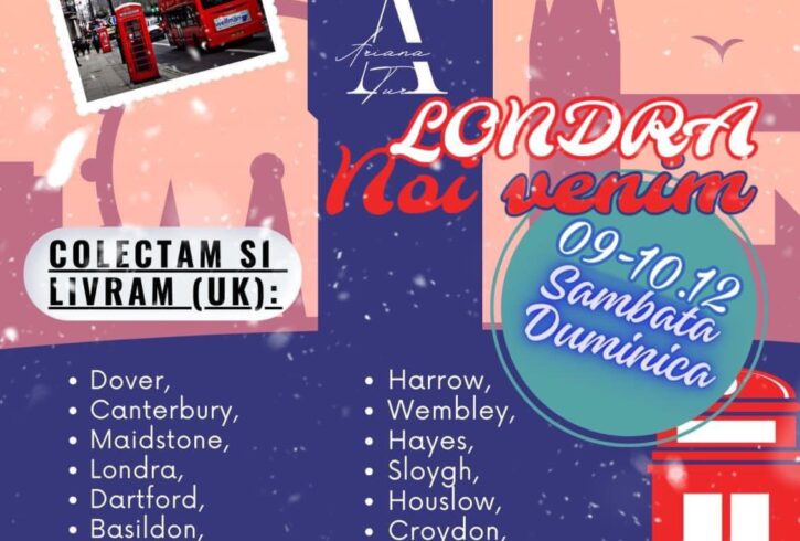 Transport Pasageri Și Colete Anglia - România Și Retur