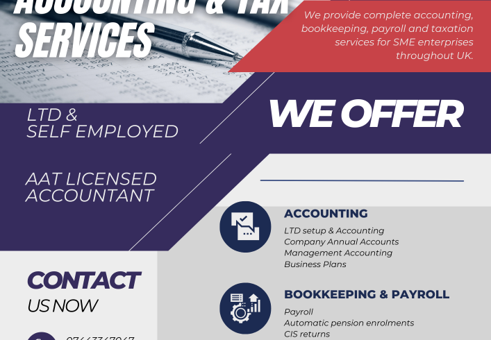 Blue Gray Modern Business Flyer