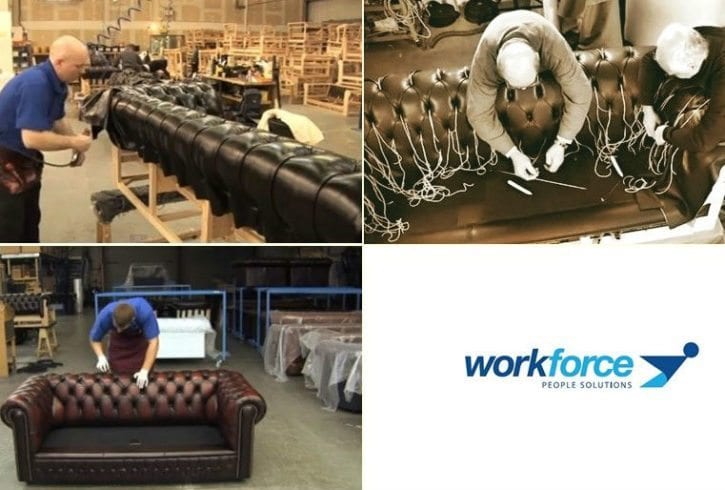 Tapiteri in fabrici UK - Workforce People Solutions