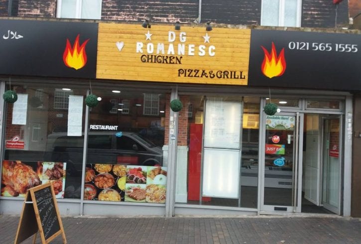 Restaurant DG Romanesc in Birmingham Smethwich B66