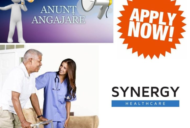 Muncă Personal Aziluri de Batrani in UK - Synergy Healthcare