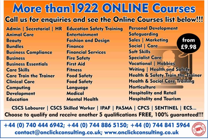 Cursuri Online de Specializare - OnClick Training Centre