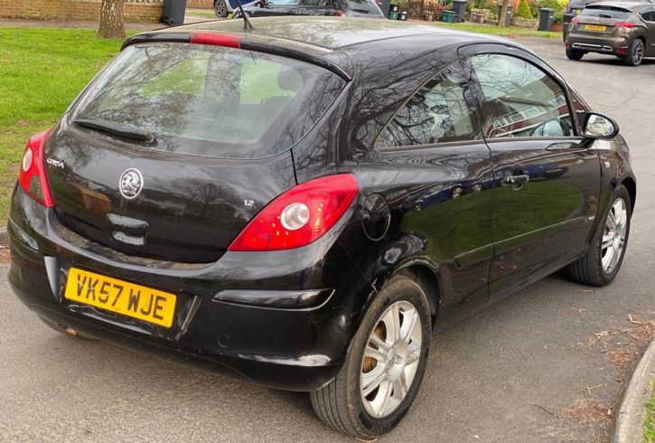 Vand Auto Vauxhall Corsa Club din 2007 Automat in Hoddesdon, UK