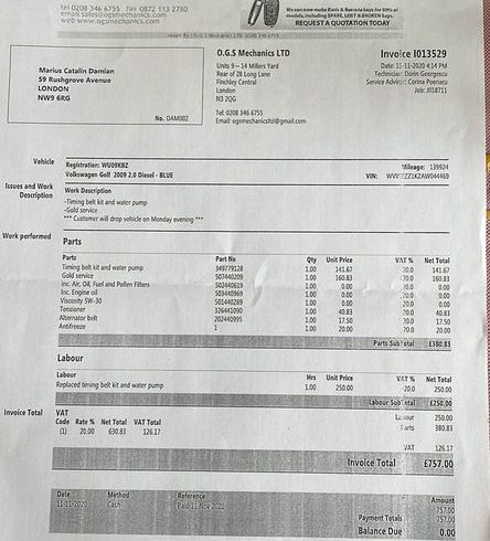 Vand Auto Volkswagen Golf GT 2.0 TDI 140 din 2009 in Londra