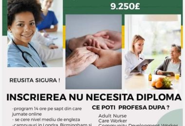 Cursuri Universitare Finantate Asistent Social si Sanatate in UK