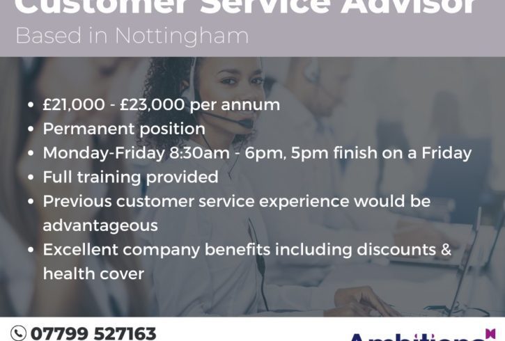 Munca Agent Servicii Clienti in Nottingham, UK - AP Nottingham