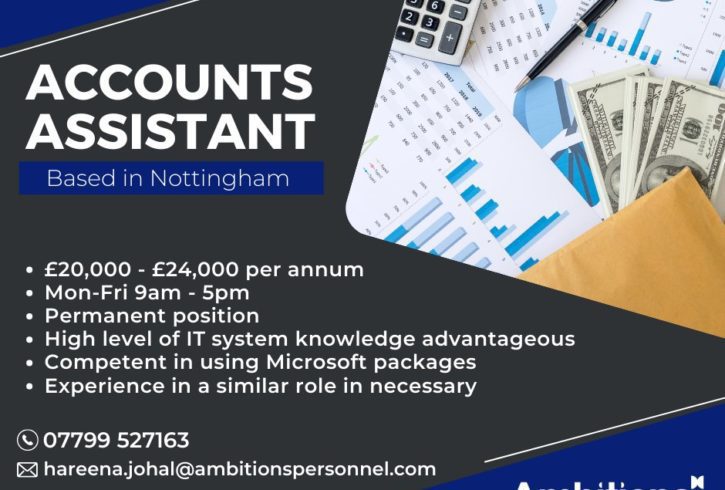 Munca Asistent Contabil in Nottingham, UK - AP Nottingham