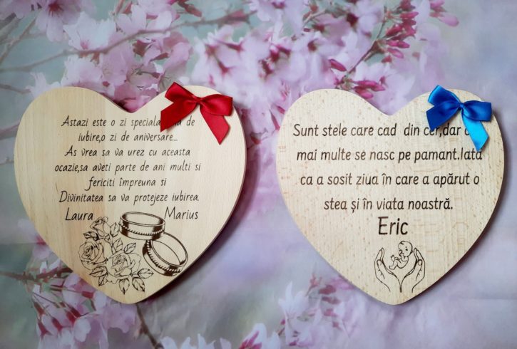 Engraved Gifts Shop Personalizeaza Cadouri prin Gravare in Lemn