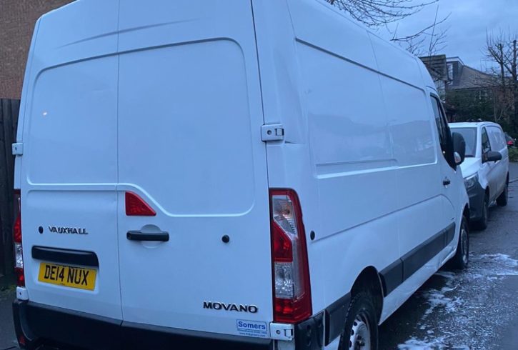 Vand Van Vauxhall Movano 2014 in Londra