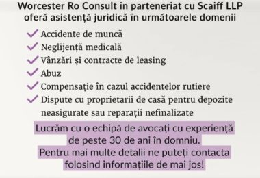 Worcester Ro Consult În Parteneriat Cu Scaiff Llp Oferă Asistentă Juridică In Worcester, UK