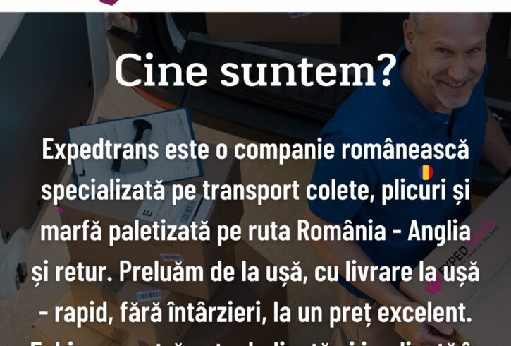 Expedtrans Transport Colete Anglia - România Si Retur