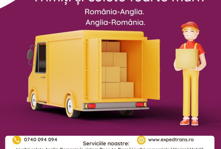 Expedtrans Transport Colete Anglia - România Si Retur
