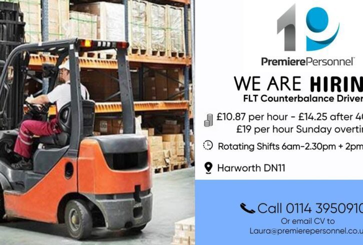 Munca Soferi Motostivuitor Si Muncitori Depozit In Harworth, UK