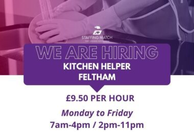 Loc De Munca Ajutor In Bucatarie In Feltham, Londra